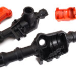 Machined Black Front & Rear Axle Housings for Traxxas TRX-4 Scale, Trail Crawler