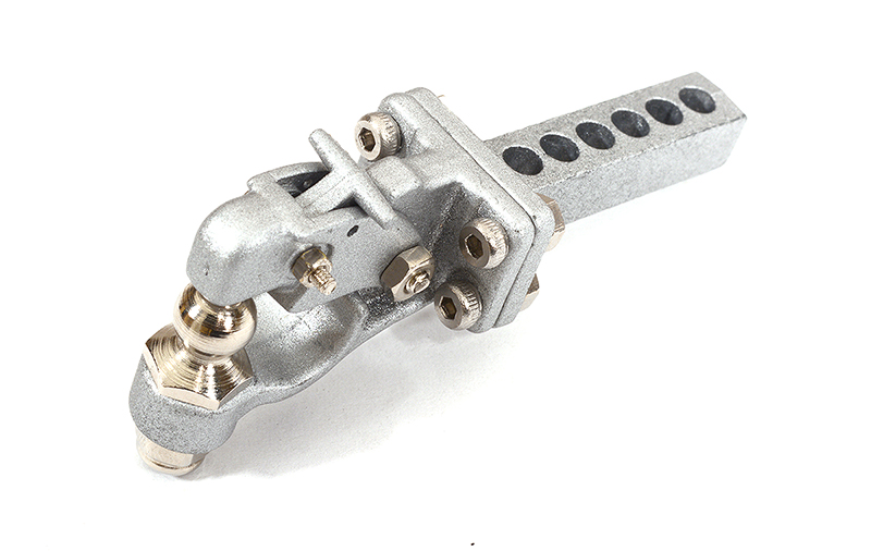 C29550 Rear Bumper Alloy Receiving Hitch w/ Ball Mount for 1/10 Scale R/C Crawler - Image 1