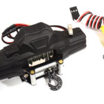 Realistic Heavy-Duty Winch w/ Receiver 3rd Ch. Controller for 1/10 Scale Crawler