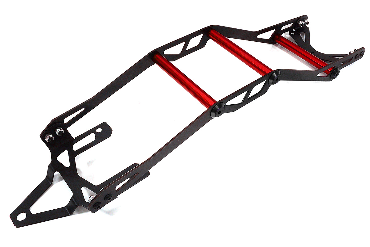 C29593RED Alloy Metal Exo-Skeleton Body Roll Cage Kit for Traxxas 1/10 Rustler 4X4 6718 - Image 1