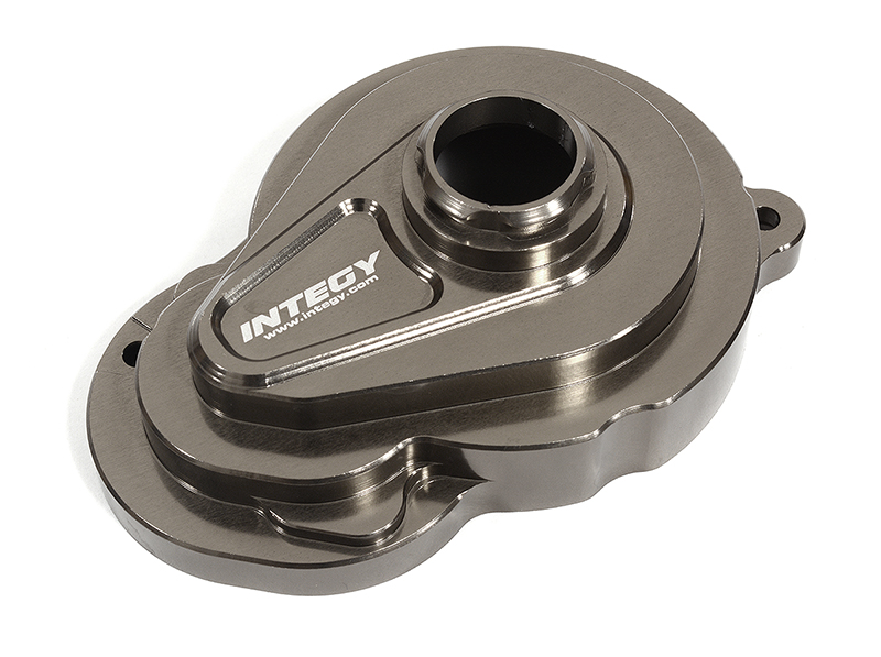C29596GREY Billet Machined Alloy Gear Cover for Team Associated DR10 Drag Race Car RTR - Image 1