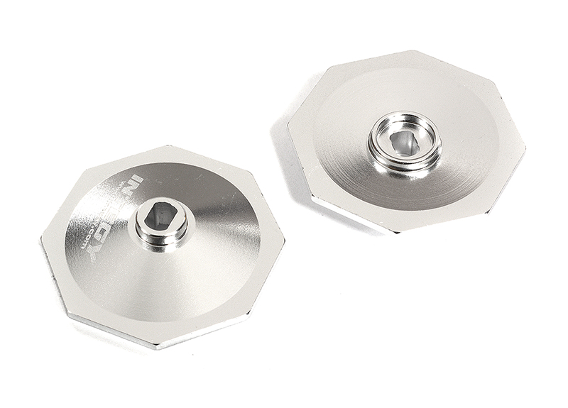 C29601SILVER Billet Machined Spur Gear Hubs for Element RC 1/10 Scale Enduro Sendero - Silver - Image 1