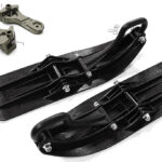 Front Sled Ski Attachment Set for Traxxas 1/10 Maxx 4S Truck (for RWD) - Grey