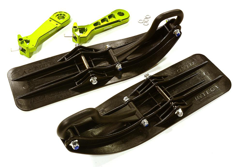 C29603GREEN Front Sled Ski Attachment Kit for 1/5 Kraton 4X4 8S BLX Brushless Monster Truck - Image 1