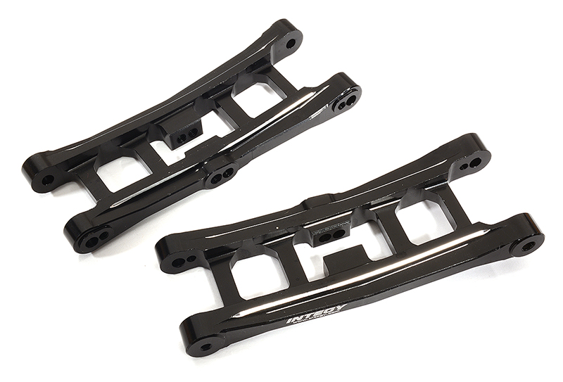 C29611BLACK Billet Machined Front Suspension Arms for Team Associated DR10 Drag Race Car RTR - Image 1