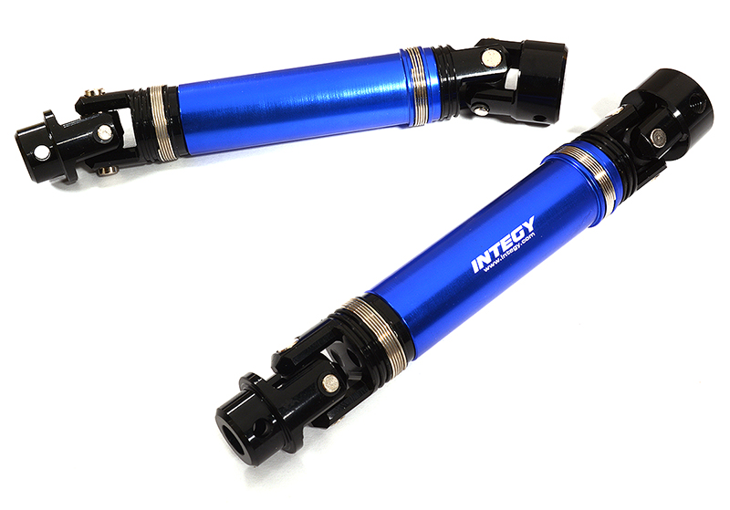 C29615BLUE Machined Alloy Universal Drive Shafts for Traxxas 1/10 Maxx 4S Truck 8950 - Image 1