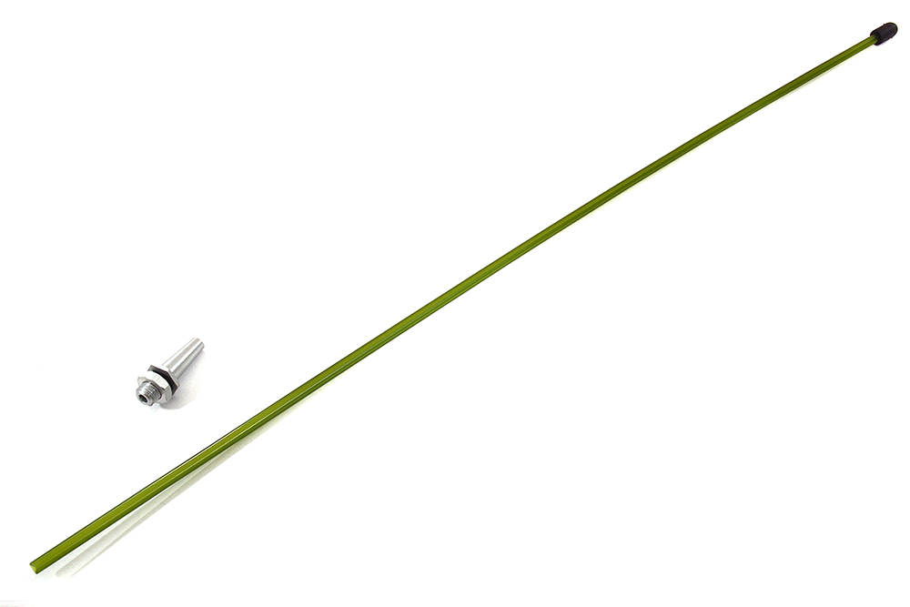 C29704GREEN Antenna Tube 320mm + Cap w/ Alloy Mount for RC Boat - Image 1
