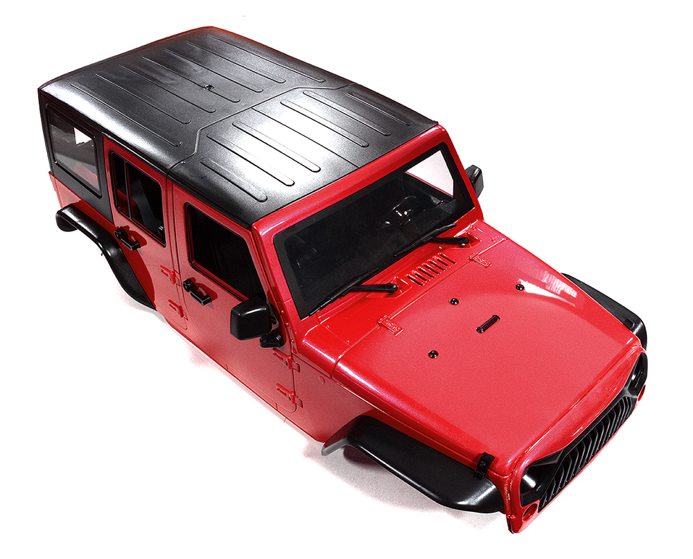 C29840RED Realistic JW10-S Hard Plastic Body Kit for 1/10 Scale Off-Road Crawler WB=313mm - Image 1