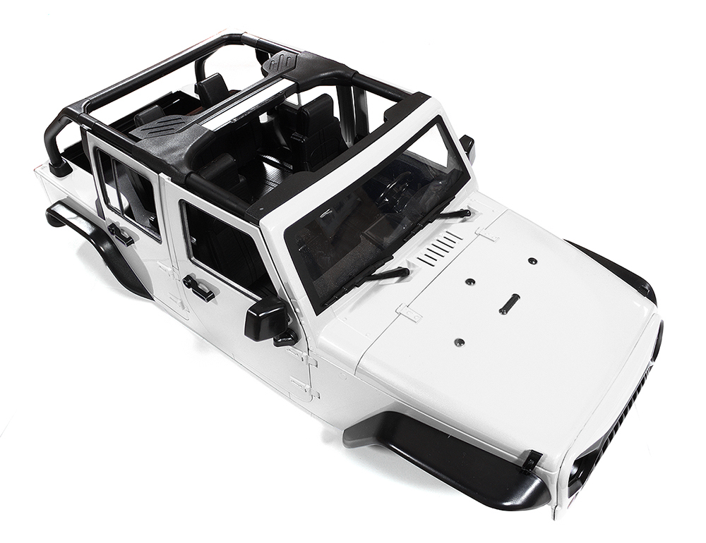 C29847WHITE Realistic JW10-C Hard Plastic Body Kit for 1/10 Off-Road WB=313mm (unpainted) - Image 1