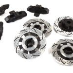 Realistic Scale Alloy Brake Disc Set for Traxxas 1/7 Unlimited Desert Racer 8569