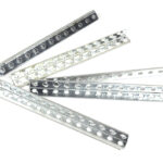 Metal L-Shape Slotted Right Angle Bar Bracket (5) L=65mm for DIY Toys