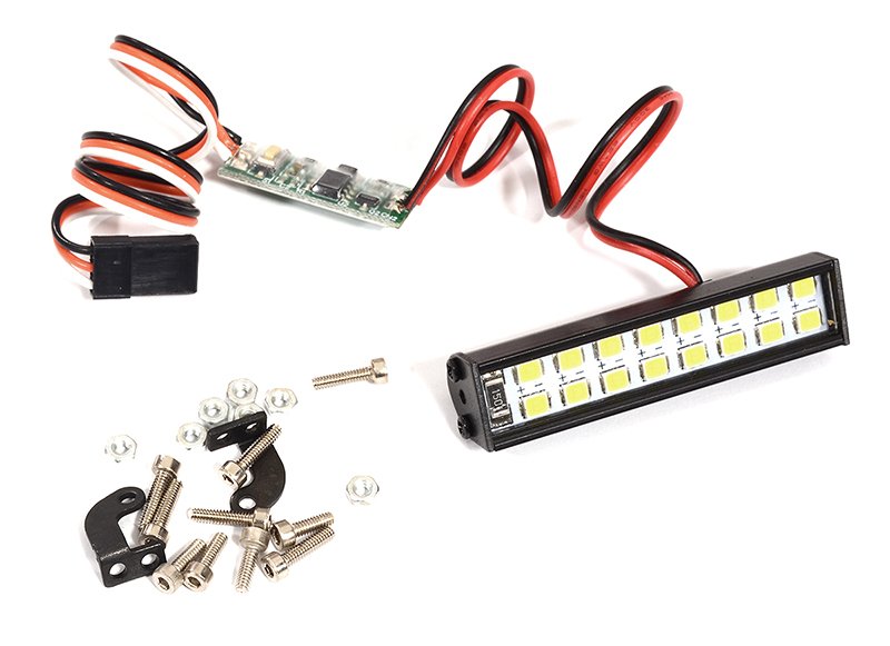 C29950 Multi-Color LED Light Bar On/Off/Flash w/3 Modes for Traxxas Axial & Tamiya 54mm - Image 1