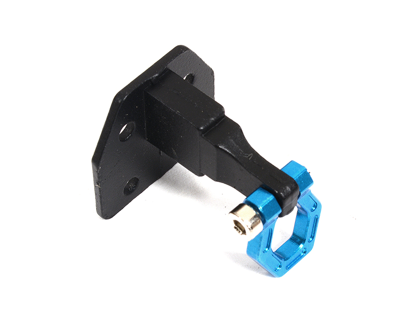 C29955BLUE Alloy Machined Shackle Hitch Towing Receiver for 1/10 Off-Road Scale Crawlers - Image 1