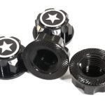 Billet Machined 17mm Hex Wheel Nuts (4) for Traxxas 1/10 & 1/8 Scale