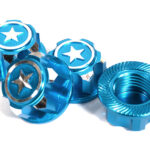 Billet Machined 17mm Hex Wheel Nuts (4) for Traxxas 1/10 & 1/8 Scale