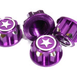 Billet Machined 17mm Hex Wheel Nuts (4) for Traxxas 1/10 & 1/8 Scale