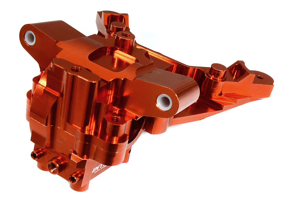 C29993RED Red Billet Machined Front Bulkhead for Traxxas 1/10 Maxx 4S Monster Truck 8920 - Image 1