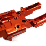 Red Billet Machined Front Bulkhead for Traxxas 1/10 Scale E-Revo 2.0 8630