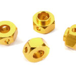 12mm Hex Wheel (4) Hub Alloy 8mm Thick for Traxxas TRX-4 Scale & Trail Crawler