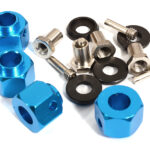 12mm Hex Wheel (4) Hub Alloy 10mm Thick for Traxxas TRX-4 Scale & Trail Crawler