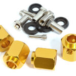 12mm Hex Wheel (4) Hub Alloy 13mm Thick for Traxxas TRX-4 Scale & Trail Crawler