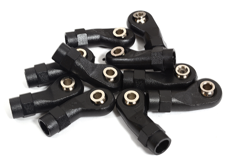 C30019 M4 Size Angled 26mm length Ball Ends Type Tie Rod Ends, w/ 3mm Ball Links - Image 1