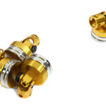 Magnetic Force 6mm Body Mount Set for 1/10 Crawler, Drift, TC Gold
