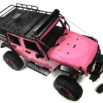 Realistic 1/10 Custom Scale Crawler JW10-S+Cage 2.4GHz Radio Control RTR - Pink