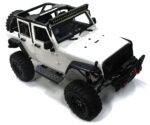 Realistic 1/10 Scale White Off-Road RC Crawler Truck 2.4GHz RTR Model