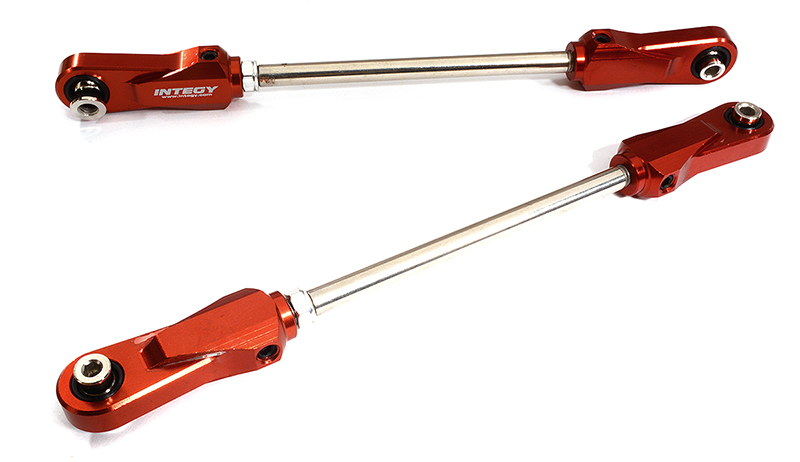 C30188RED Machined Rear Upper Turnbuckle Links for Arrma 1/5 Kraton 4X4 8S BLX ARA340156 - Image 1