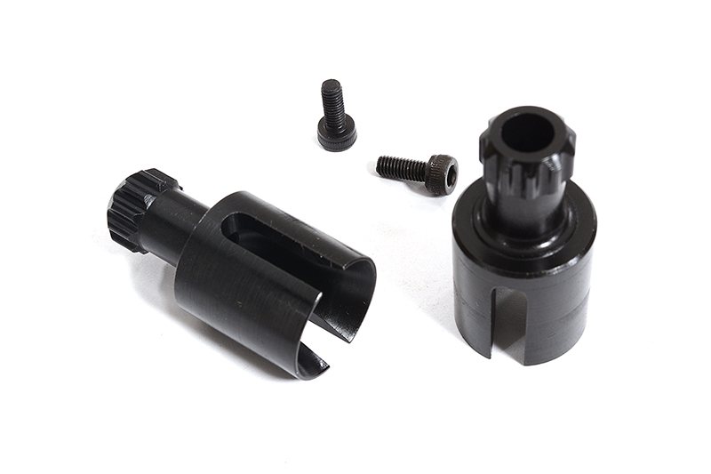 C30199 Billet Machined Steel Drive Cups (2) for Traxxas X-Maxx 8S 4X4 7754X - Image 1