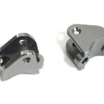 Machined Gun Axle Upper Suspension Linkage Mounts for Tamiya Scale Off-Road CC02