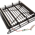 Roof Top Luggage Tray 190x175x40mm w/ LED Light Bar for Axial SCX10 II 6X6