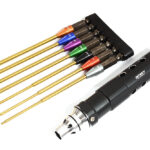 QuickPit 7 Sizes, Wrench w/ Allen Hex Tip Set (0.05 1.5 1/16 5/64 2.5 3/32 3.0)