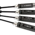 Metric Size Hex Nut Driver Set 4pcs (4, 5.5, 7 & 8mm)