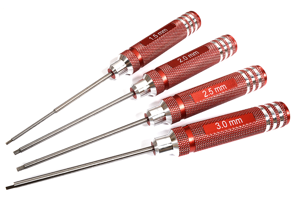 C30238 Metric Size Allen Hex Wrench Set 4pcs (1.5, 2, 2.5 & 3mm) - Image 1