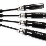 Metric Size Hex Nut Driver Set 4pcs (4, 5.5, 7 & 8mm)