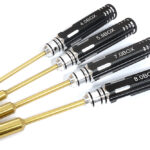 Metric Size Hex Nut Driver Set 4pcs (4, 5.5, 7 & 8mm)