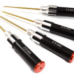 Metric Size Allen Hex Wrench Set 4pcs with Carrying Case - 1.5, 2, 2.5 & 3mm