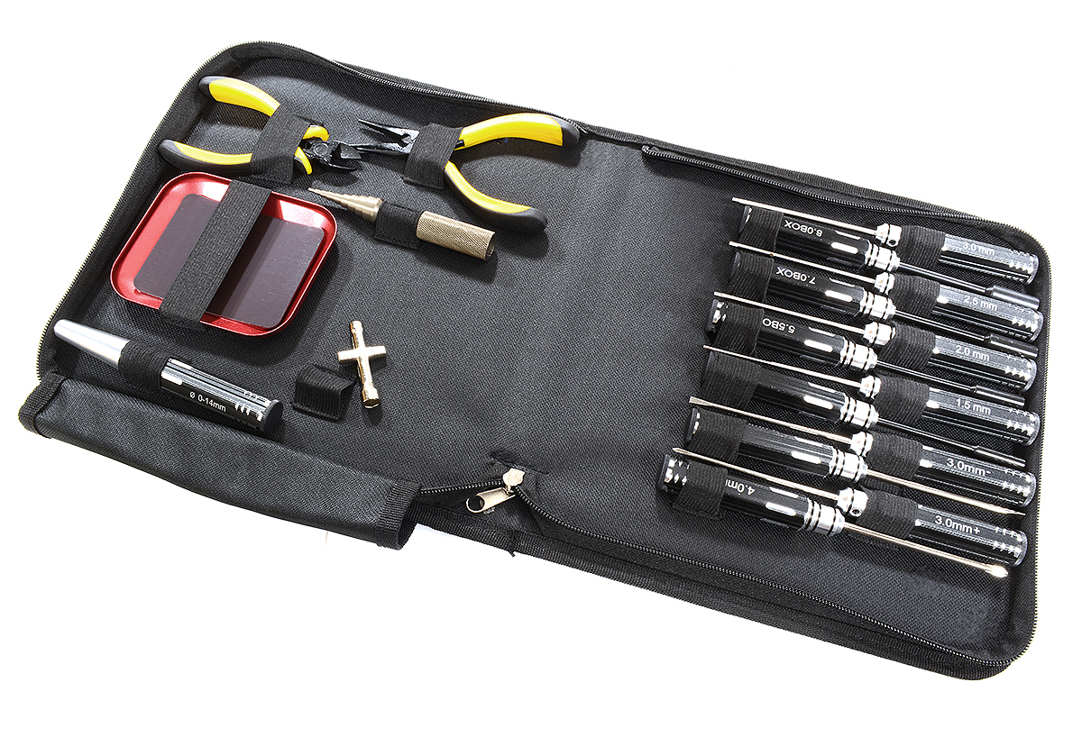 C30307 Complete 18pcs RC Tool Set w/ Carrying Bag - Image 1