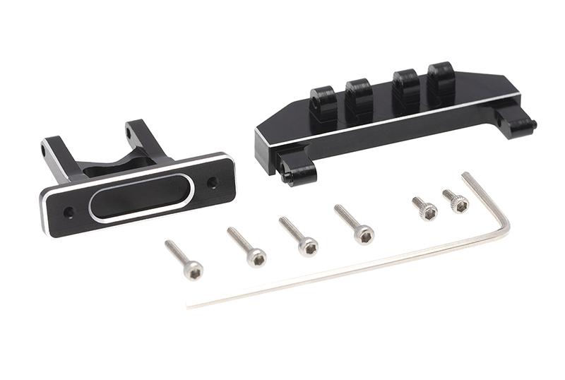 C30340 Alloy Machined Rear Body Post Mount & Support for Axial 1/24 SCX24 - Image 1