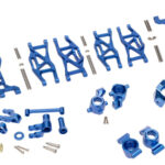 Blue Alloy Upgrade Conversion Kit for Traxxas 1/10 Maxx 4S - Performance Hop-Up