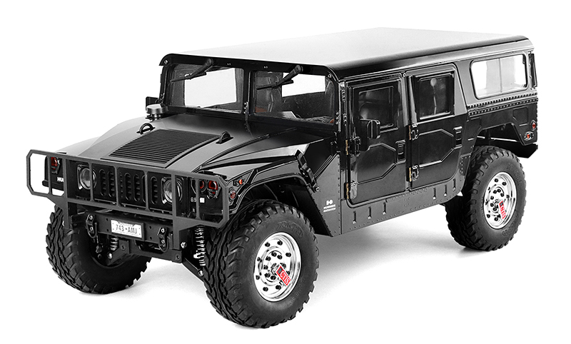 C30425BLACK HG-P415 1/10 4X4 RC H1 Hummer ARTR w/2.4GHz Stick Remote Control 16C, No Battery - Image 1