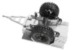 Realistic Leaf Spring 1/10 Size Utility Box Trailer for Scale Crawler Truck - Image 3