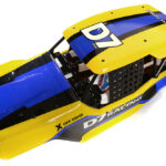 Replacement Plastic Body Shell for C30563YELLOW 1:12 Desert Buggy 370x160x130mm