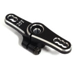 Black Billet Machined Alloy Servo Horn 25T (r=16, 18mm & 13, 15.5 & 18mm)