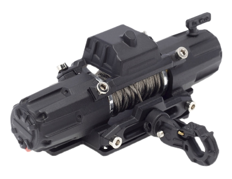 C30651 Realistic Heavy-Duty Twin Motor Winch for 1/10 Scale Trail Crawler - Image 1