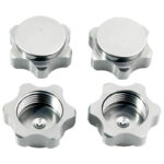 Billet Machined Aluminum 17mm Hex Hub Covers for 1/8 Buggy and Monster Truck