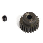 Machined HD Steel 48 Pitch Pinion 22T for Brushless w/ 0.125 Shaft