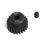 Machined HD Steel 48 Pitch Pinion 23T for Brushless w/ 0.125 Shaft